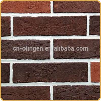 Cement thin bricks for facades decoration