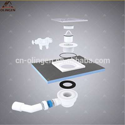 CE Certificate Fiberglass Custom Shower Tray Base Floor Drain